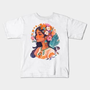 Indian Goddess Radha Kids T-Shirt